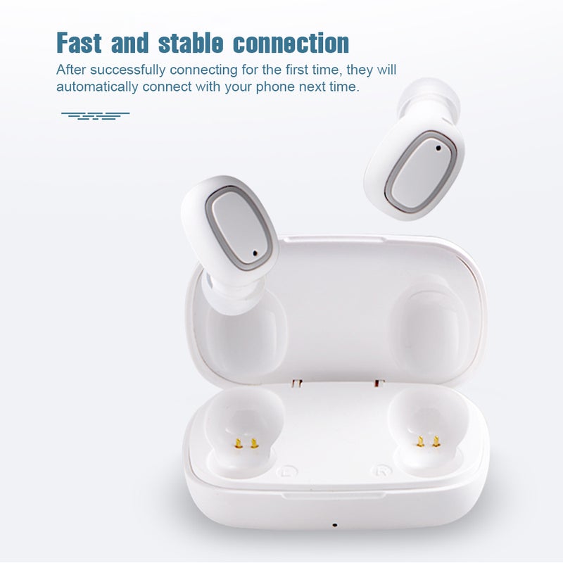 Generic - S9 TWS Bluetooth In-Ear Earbuds White - Image 1