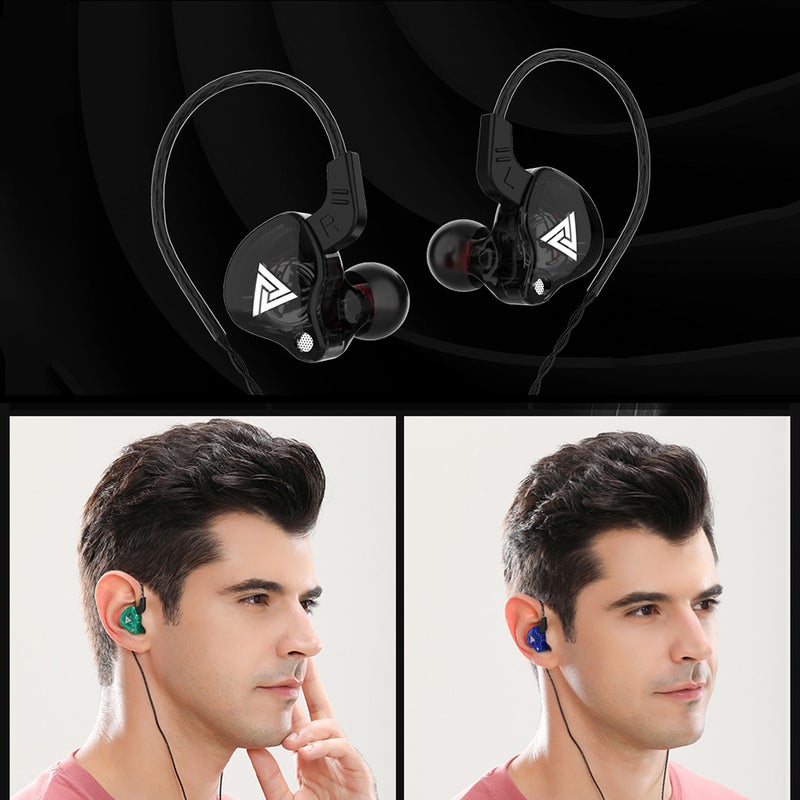 QKZ AK6 Universal Wired In-Ear HiFi Sport Earphone Red  - Image 5