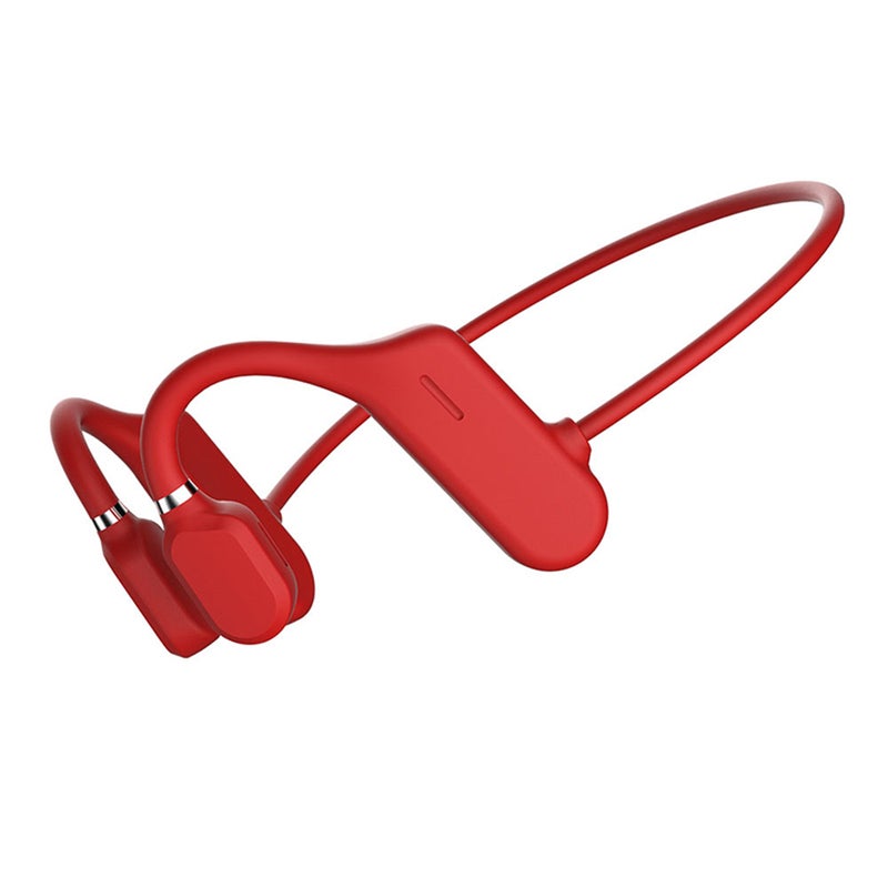 Generic Wireless Bluetooth Sports In-Ear Headset Red  - Image 1