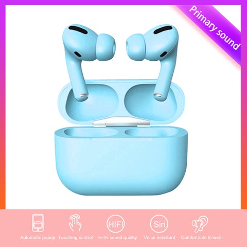 Wireless Bluetooth Sports Pro3 In-Ear Earbuds Blue