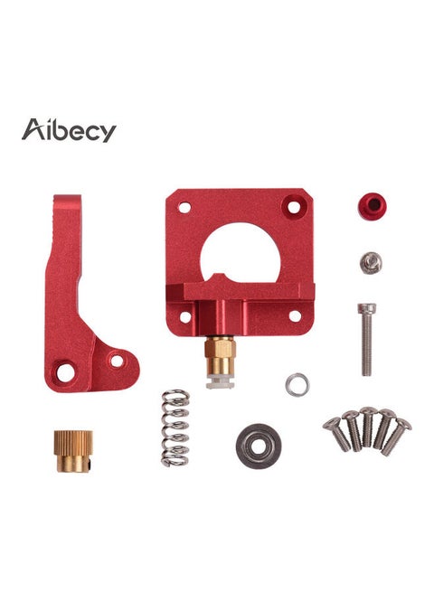 Aluminum Alloy Block Right Hand Filament For Creality Ender 3/CR-10/CR-10S/CR-10 S4/CR-10 S5 3D Printer Red