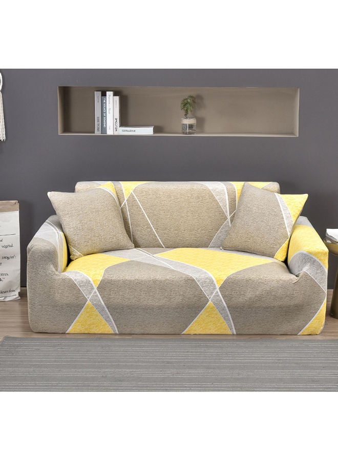 بيوينتي غطاء أريكة بثلاثة مقاعد أصفر 190-230سم - Image 2