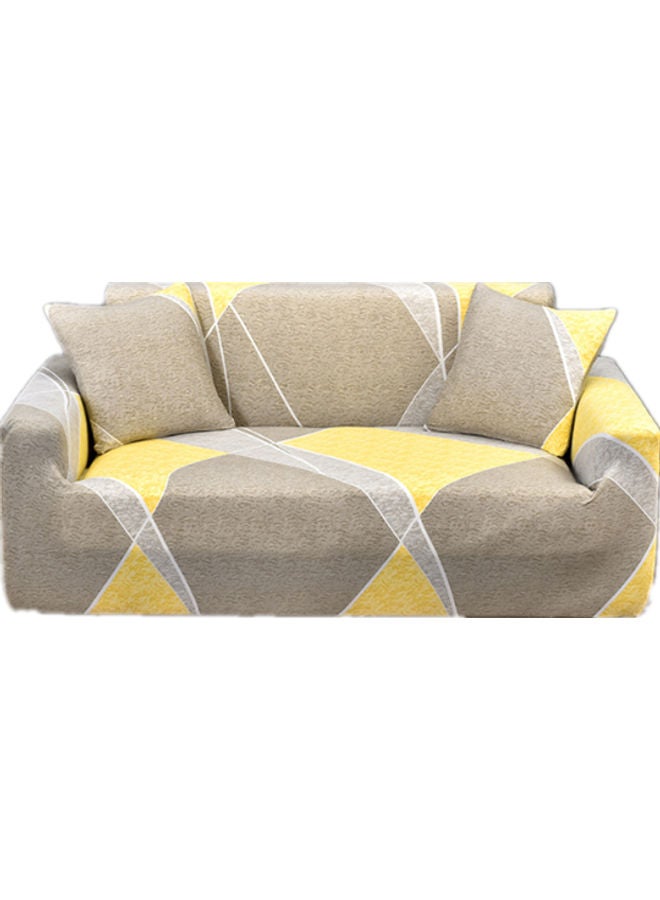 بيوينتي غطاء أريكة بثلاثة مقاعد أصفر 190-230سم - Image 1