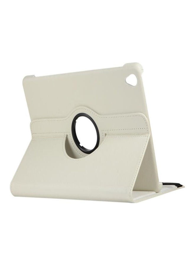 Lucky Huawei Matepad Pro Foldable Rotating Flat Protective Cover White - Image 1