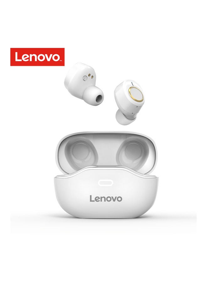 Lenovo - X18 Wireless Earphone BT 5.0 TWS Headphone Sports Waterproof Earbuds In-ear Wireless Headphone White - Image 1