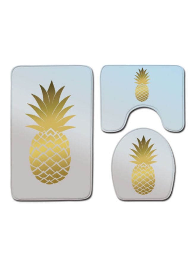 Beauenty 3-Piece Bath Mat Accessory Set multicolour 80x50cm