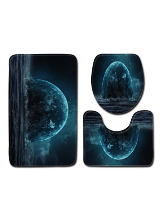 Beauenty 3-Piece Bath Mat Accessory Set multicolour 75x45cm