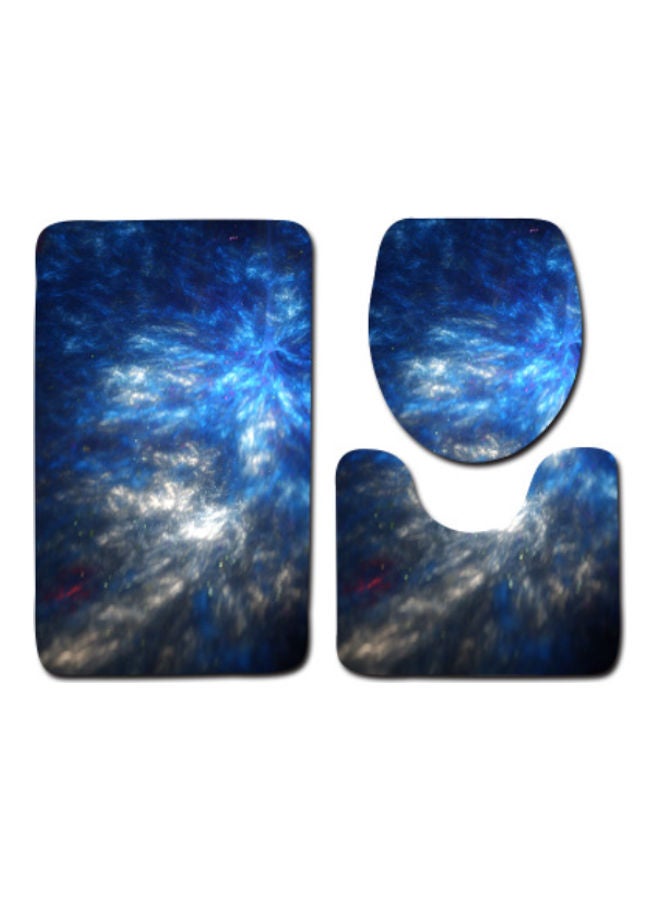 Beauenty 3-Piece Bath Mat Accessory Set multicolour 75x45cm