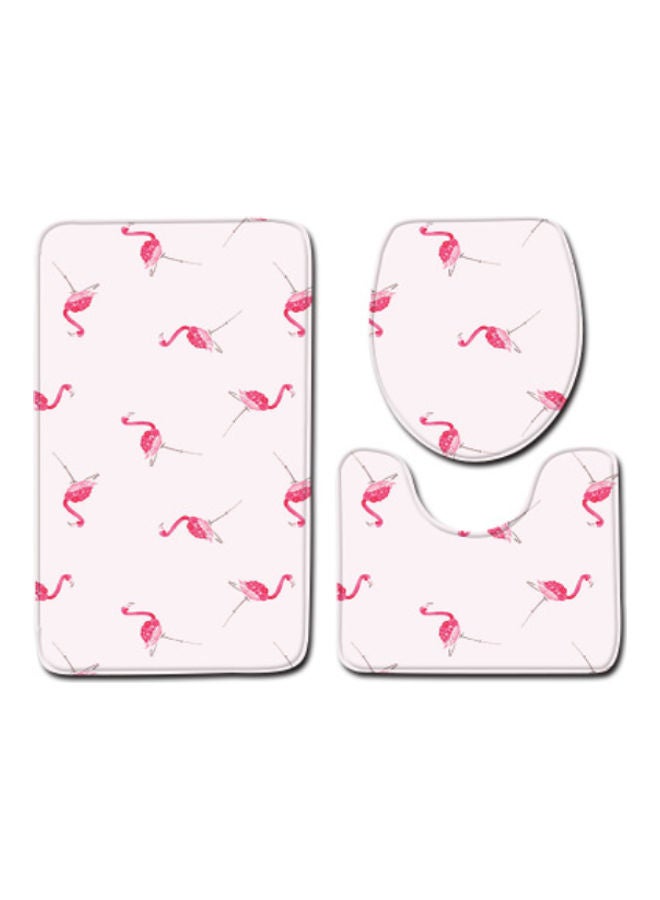 Beauenty 3-Piece Bath Mat Accessory Set multicolour 75x45cm