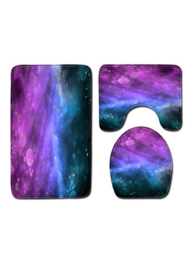 Beauenty 3-Piece Bath Mat Accessory Set multicolour 75x45cm