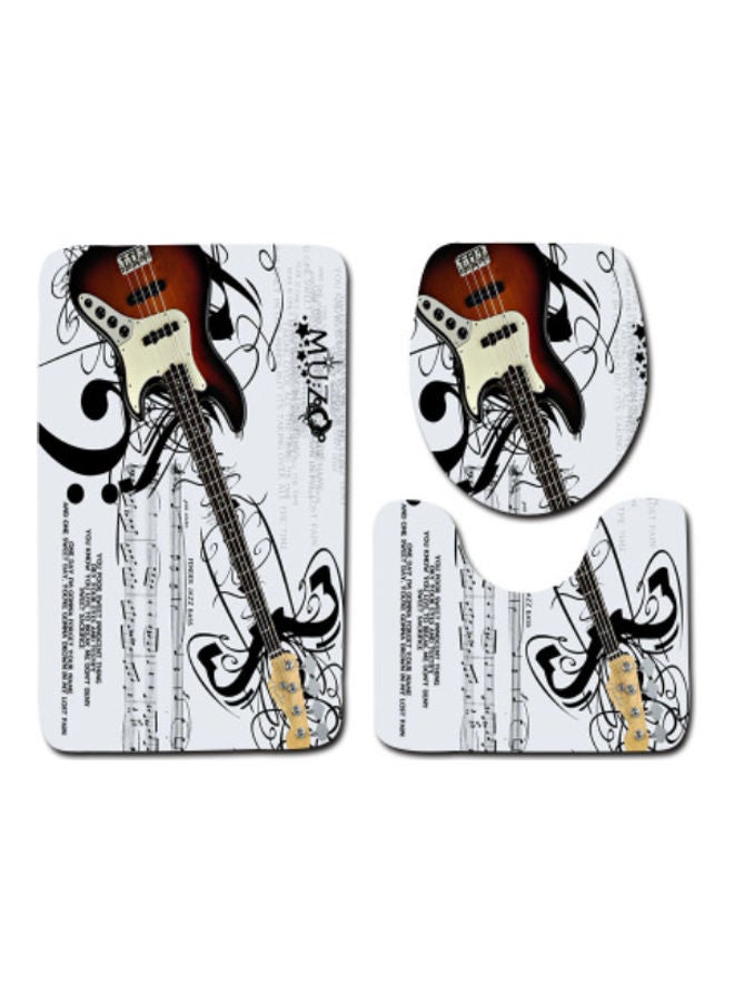 Beauenty 3-Piece Bath Mat Accessory Set multicolour 80x50cm