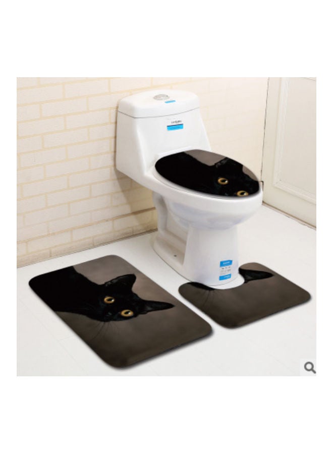 Beauenty 3-Piece Bath Mat Accessory Set multicolour 75x45cm - Image 2