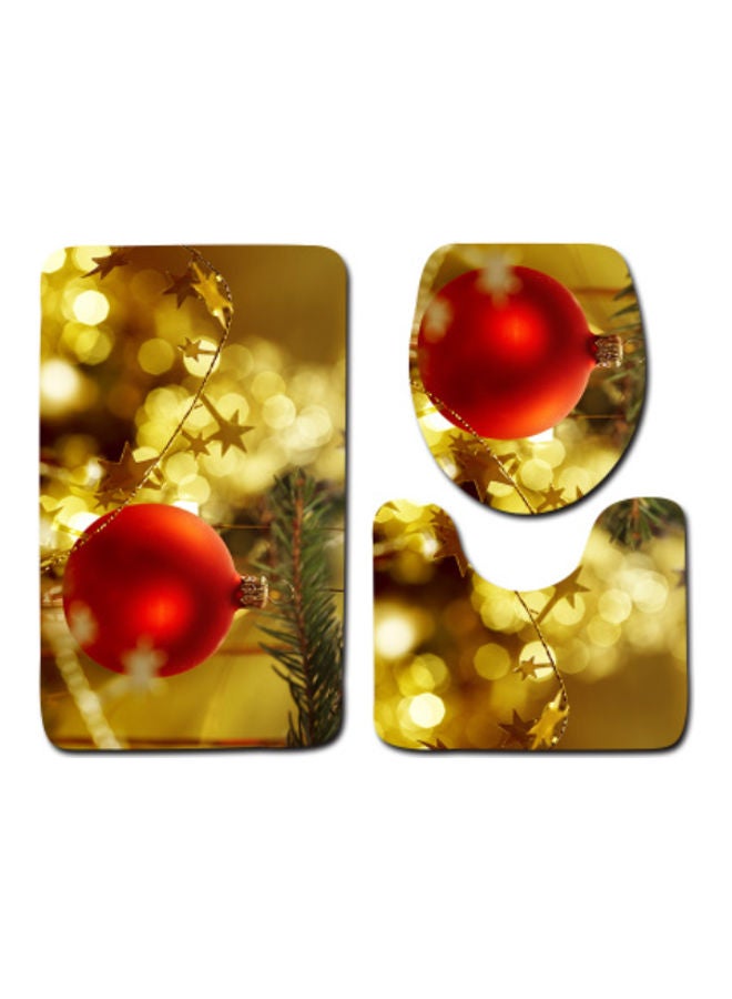 Beauenty 3-Piece Bath Mat Accessory Set multicolour 75x45cm - Image 1