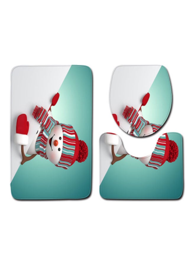 Beauenty 3-Piece Bath Mat Accessory Set multicolour 75x45cm - Image 1