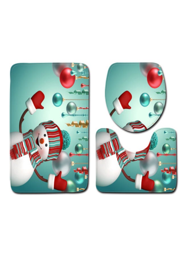 Beauenty 3-Piece Bath Mat Accessory Set multicolour 75x45cm - Image 1