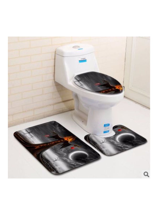 بيوينتي طقم إكسسوار دواسات الحمام من 3 قطع متعدد الألوان 75x45سم - Image 2