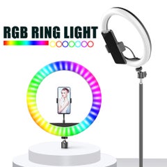 Generic RGB LED USB Selfie Round Ring Light Multicolour  - Image 3