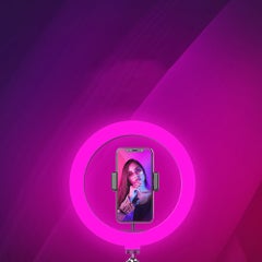 Generic RGB LED USB Selfie Round Ring Light Multicolour  - Image 2