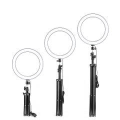 Generic 260mm USB Interface Dimmable LED Photography Ring Light Black/White  - Image 3