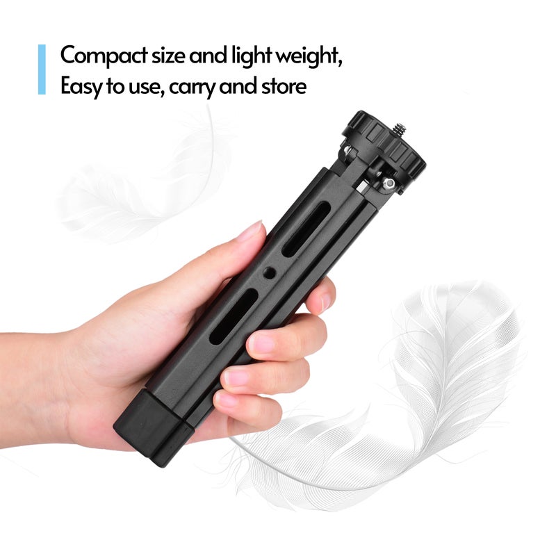 Tabletop Folding Tripod With 1/4" Screw Mount Black  - Image 5