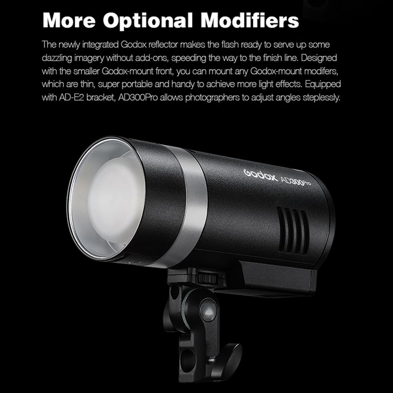 جودوكس مصباح فلاش محمول بضوء وامض متواتر AD300PRO لكاميرات كانون ونيكون وسوني - Image 5