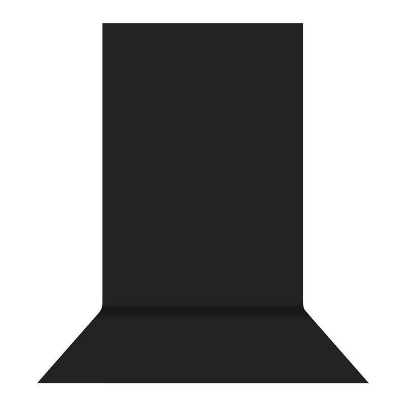 5x20ft Photography Non-Woven Background Cloth Black  - Image 1