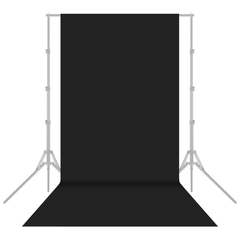 5x20ft Photography Non-Woven Background Cloth Black  - Image 5