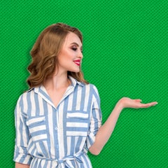 Generic 5x20ft Photography Non-Woven Background Cloth Green  - Image 2