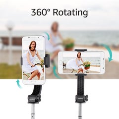 ANDOER 3-In-1 Extendable Gimbal Stabilizer Tripod Stand With Remote Shutter Black  - Image 5