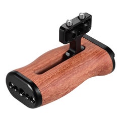 Generic Universal Camera Cage Hand Grip With Cold Shoe Mount Brown  - Image 2