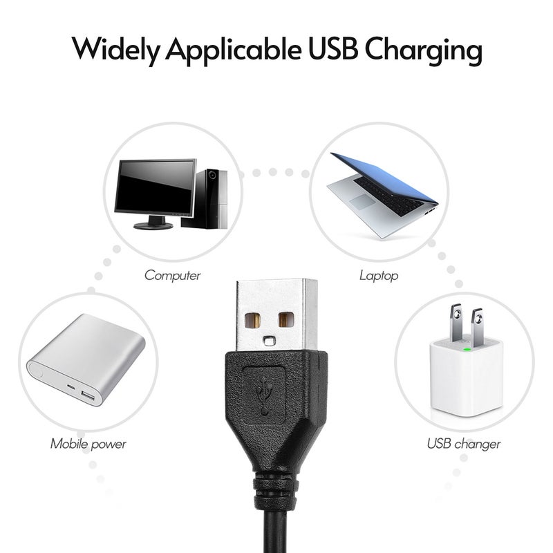 حلقة إضاءة LED قابلة للتعتيم ب10 مستويات و3 ألوان مقاس 14 بوصة أسود/ أبيض - Image 2