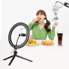 ANDOER 4-Piece 10" LED Ring Light Kit Black/White  - Image 2