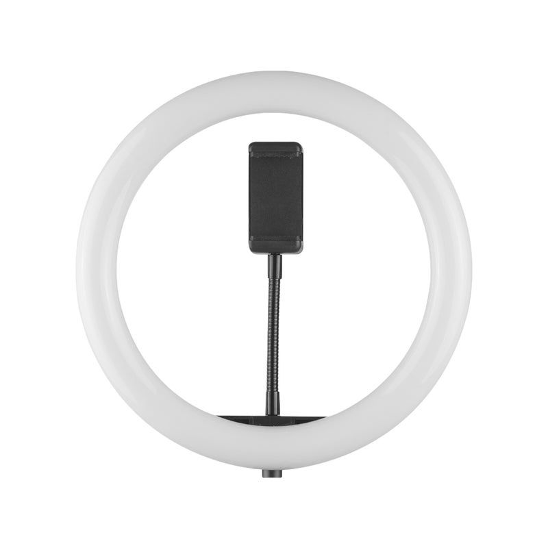 docooler 10" 3 Lighting Modes And 10 Brightness Level Dimmable LED Ring Light Kit Black/White  - Image 2