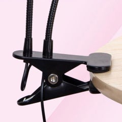docooler USB Interface Dimmable Clip-On LED Ring Light Black/White  - Image 4
