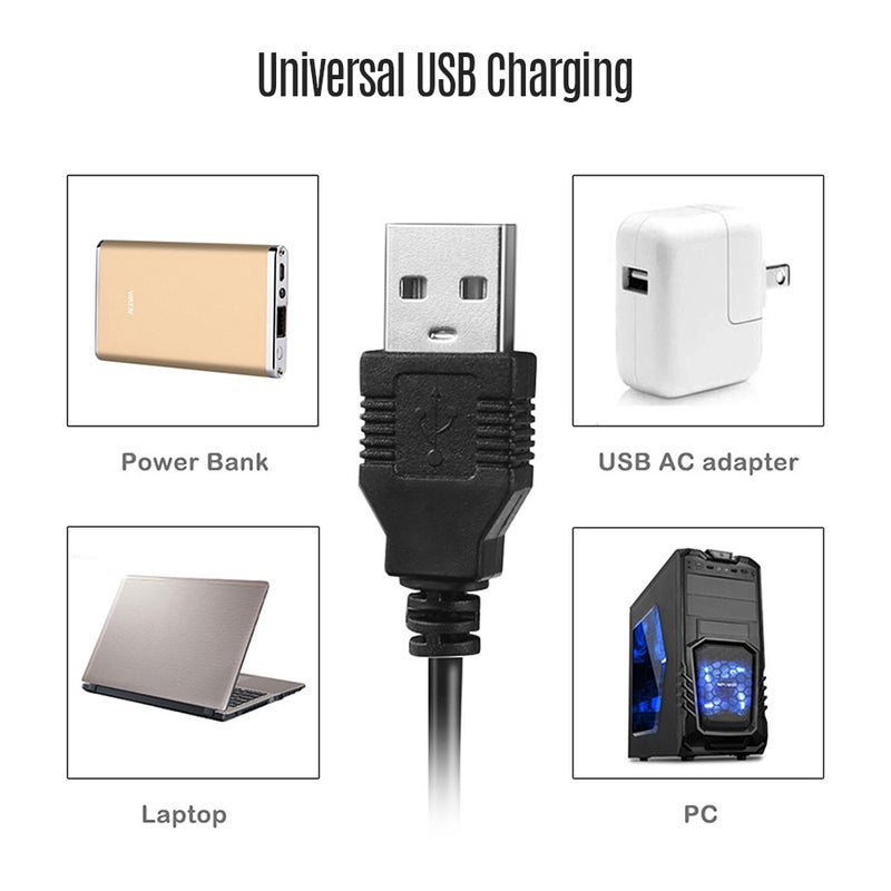 مجموعة حلقة إضاءة LED تتميز ب3 ألوان ضوء و10 مستويات للسطوع مقاس 10 بوصة أسود/ أبيض - Image 2