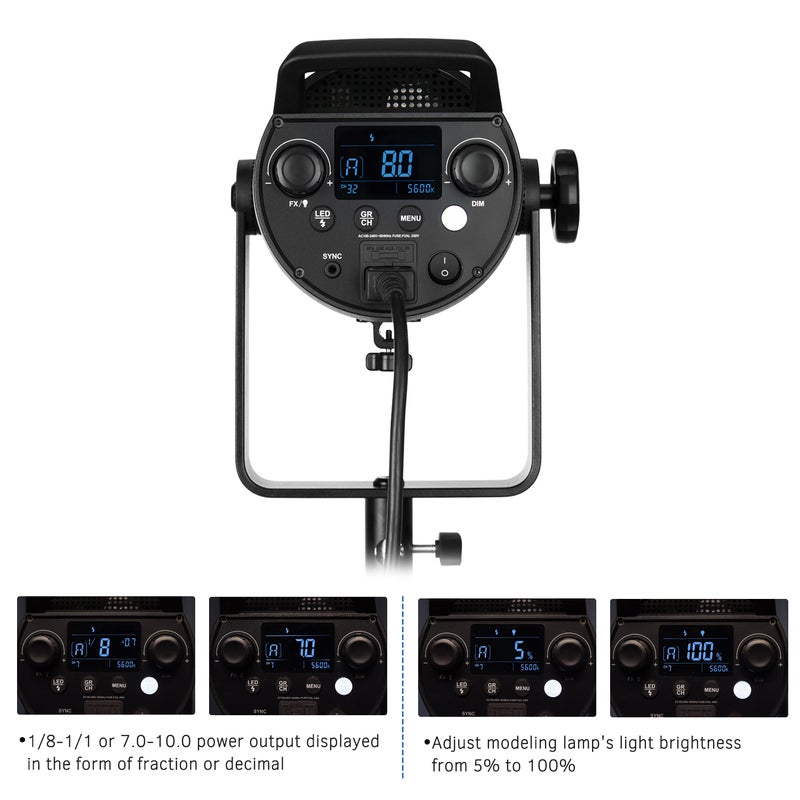 Godox - FV150 1/8000s High Speed Sync Dimmable LED Flash Light - Image 1