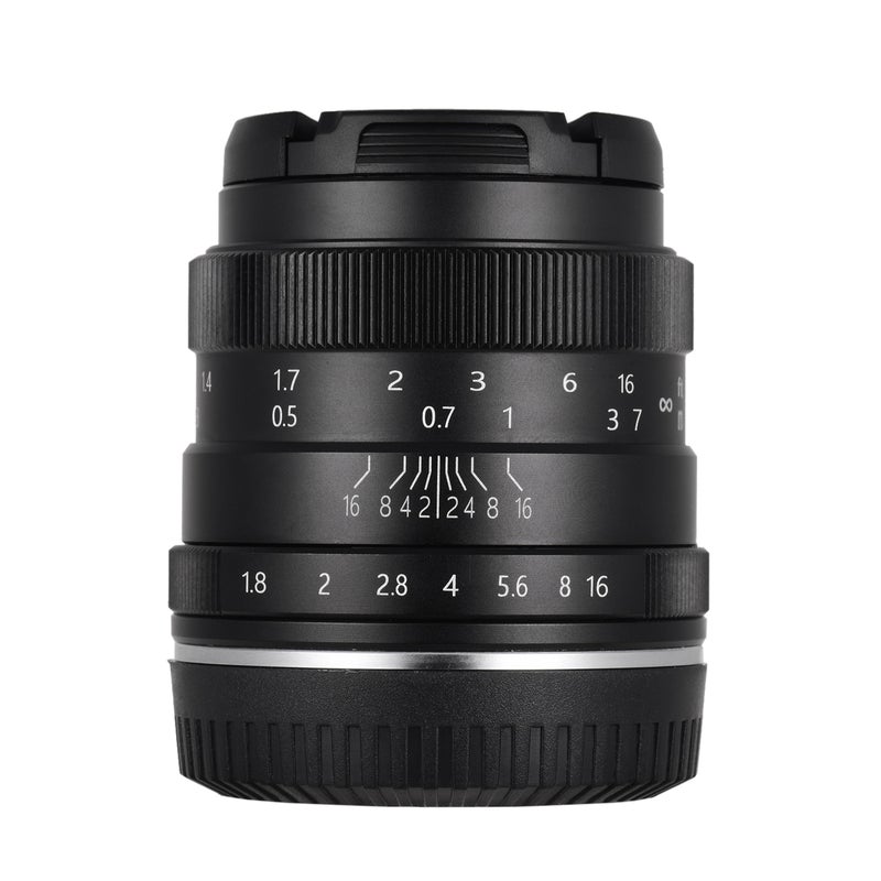 ANDOER - 50mm F1.2 Manual Focus Camera Lens For Canon Black - Image 1