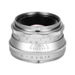 35mm F1.6 Manual Focus Camera Lens For Olympus Silver - v1602857851/N41023521A_5