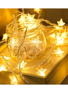 Generic 20-LED Stars Strings Light Yellow  - Image 2