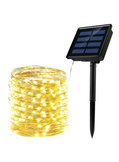 شريط إضاءة LED  يعمل بالطاقة الشمسية أصفر