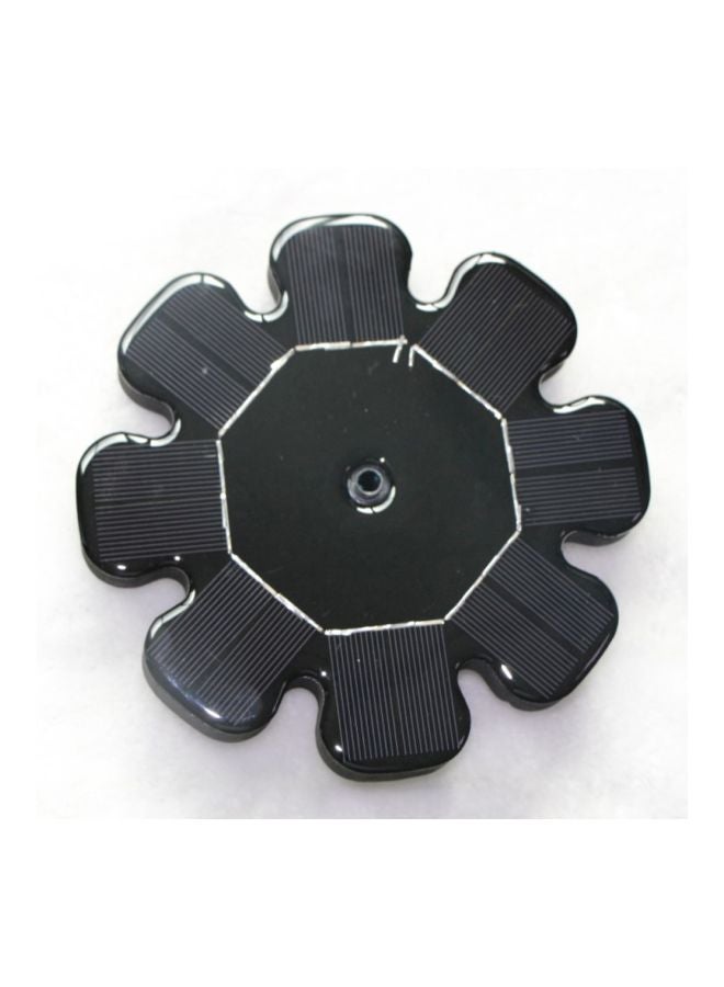 Solar Powered Fountain Black