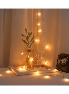Generic 20-LED Stars Strings Light Yellow  - Image 3
