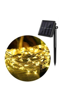 شريط إضاءة LED  يعمل بالطاقة الشمسية أصفر