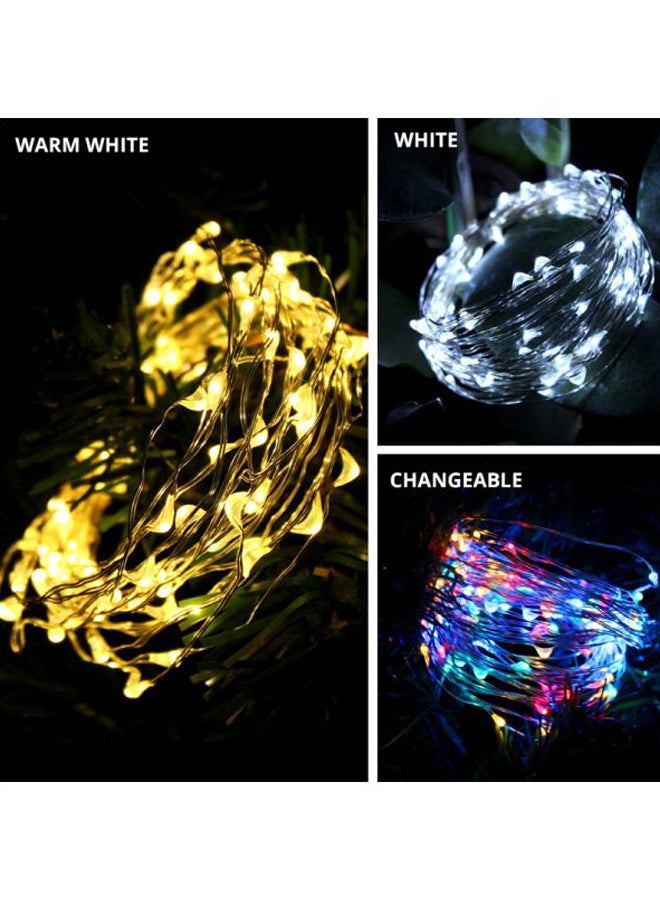ماركة غير محددة - شريط إضاءة LED  يعمل بالطاقة الشمسية أصفر - Image 1