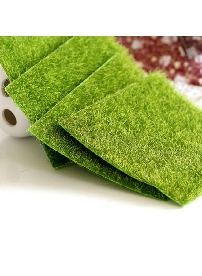 Generic Moss Lawn Turf Artificial Grass Mat Green 15x15cm  - Image 3