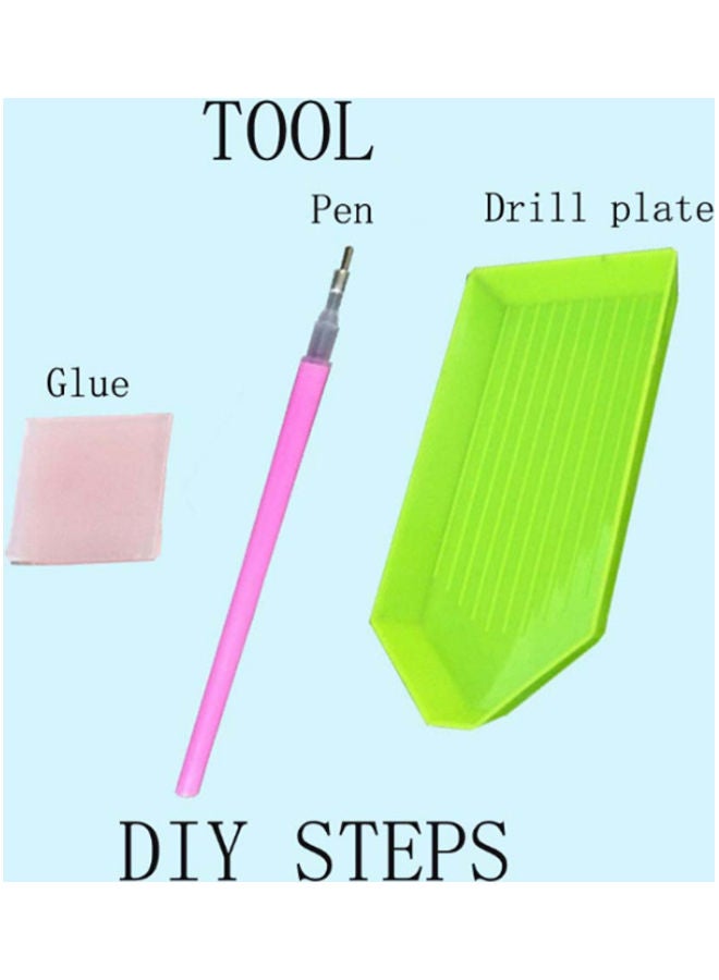 بيوينتي Diamond Drawing Premium Full Drill DIY 272D Painting Kits multicolour - Image 2