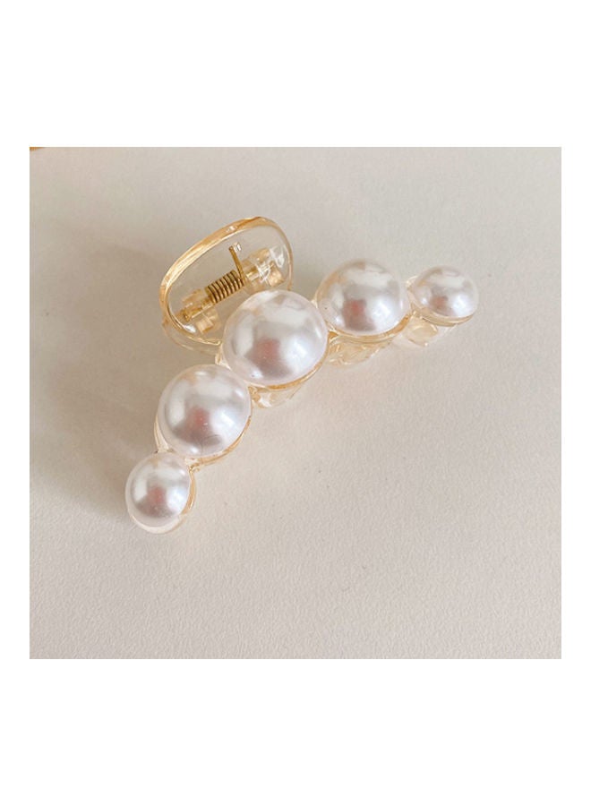 Beauenty Pan Hair Pearl Grab Clip Headdress  - Image 1
