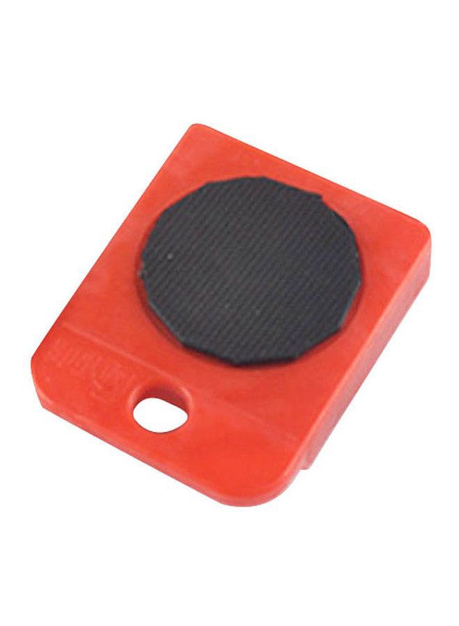 Pack Of 4 Furniture Transport Rollers Red/Black 10.05x7.5x2cm - Image 4