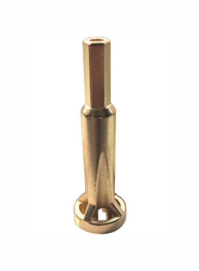 Generic Universal Wire Connector With Automatic Twisting Stripper Gold 8x2cm 