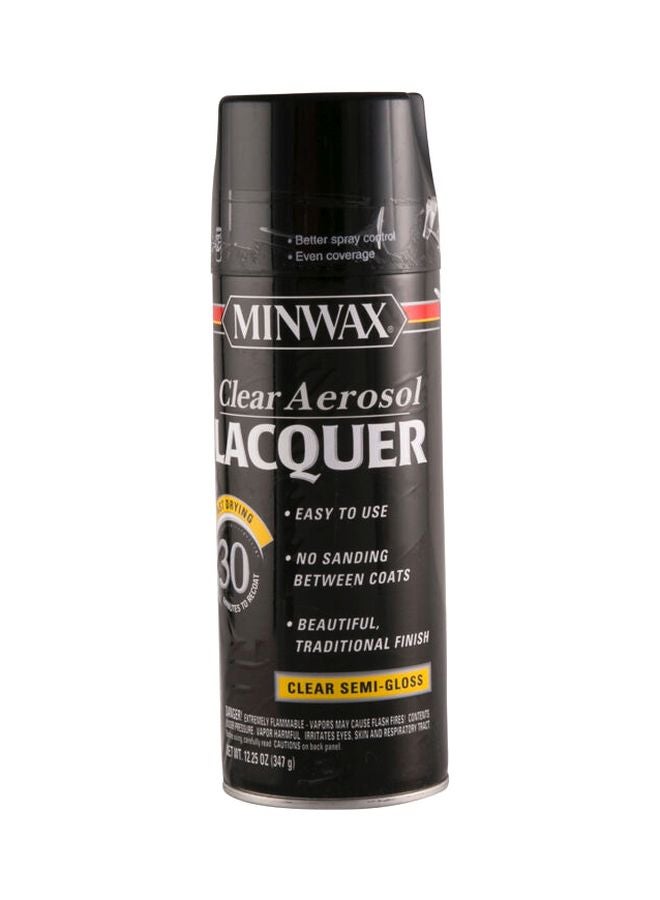 Minwax Aerosol Lacquer Clear Semi-Gloss 347grams 